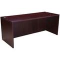 Norstar 66 x 30 in. Desk Shell, Mocha N102-MOC